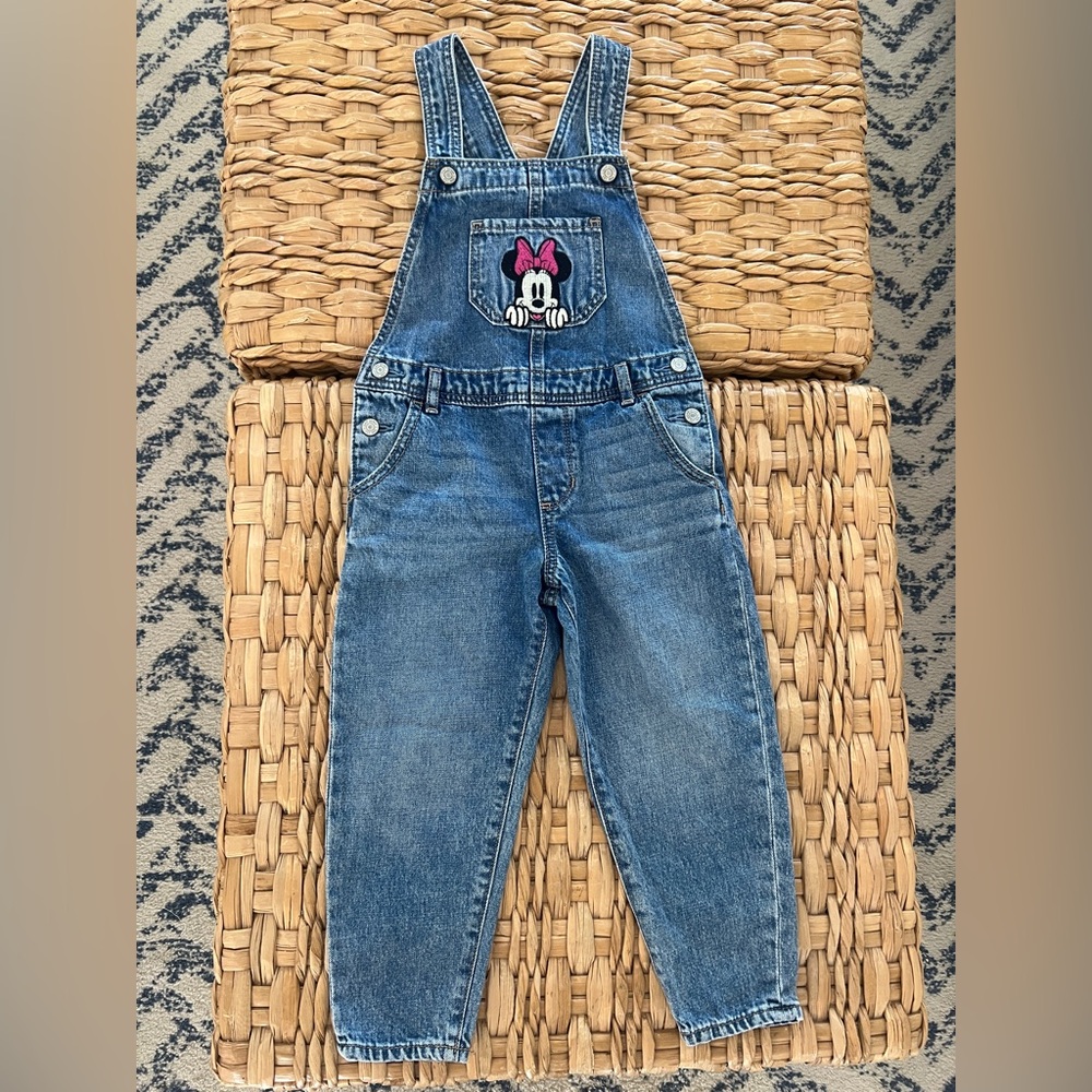 GAP Kids 5T Minnie Mouse Overalls